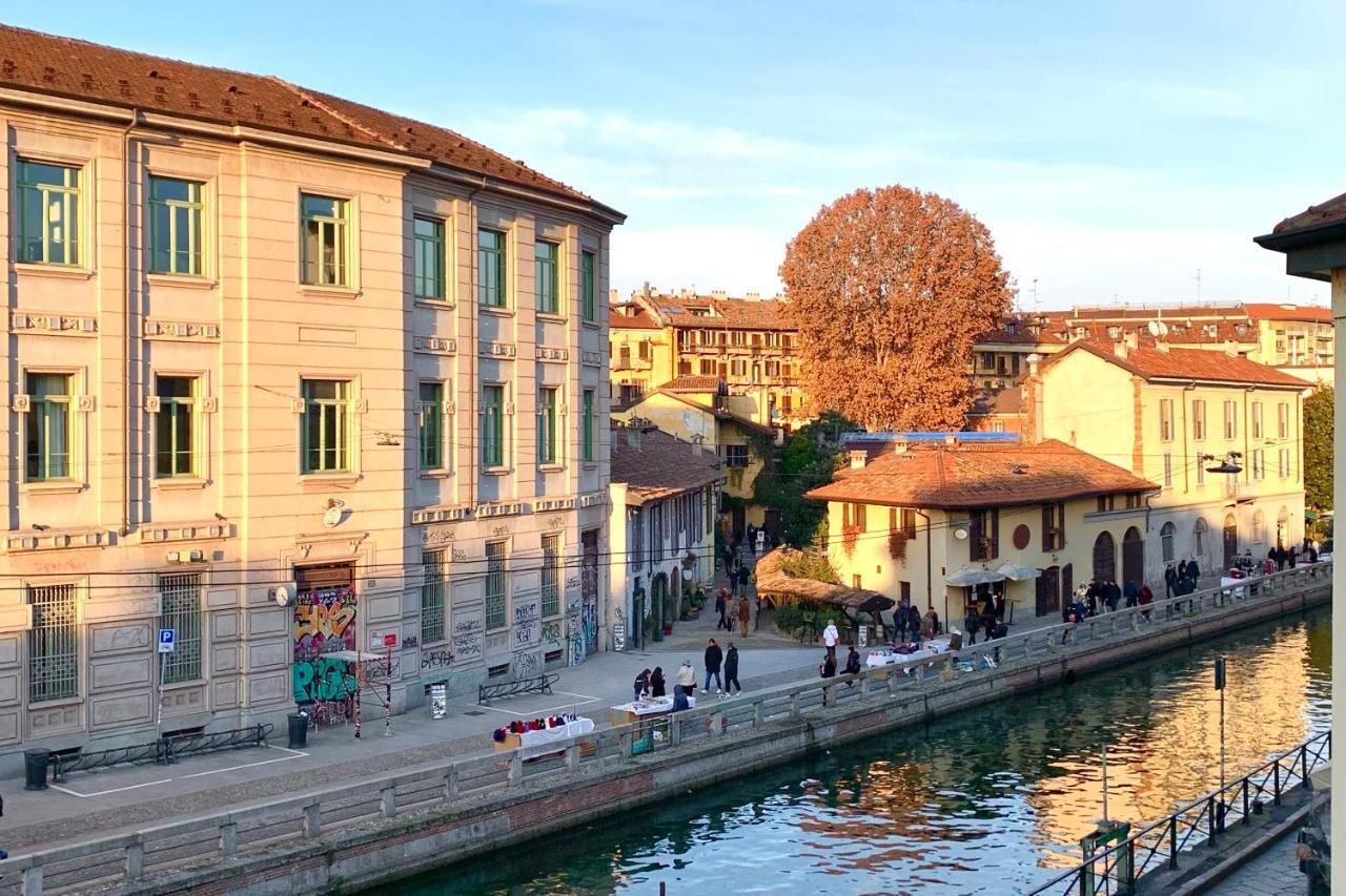 Canal View Historical Apartment Milano Dış mekan fotoğraf